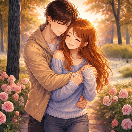 couple hug