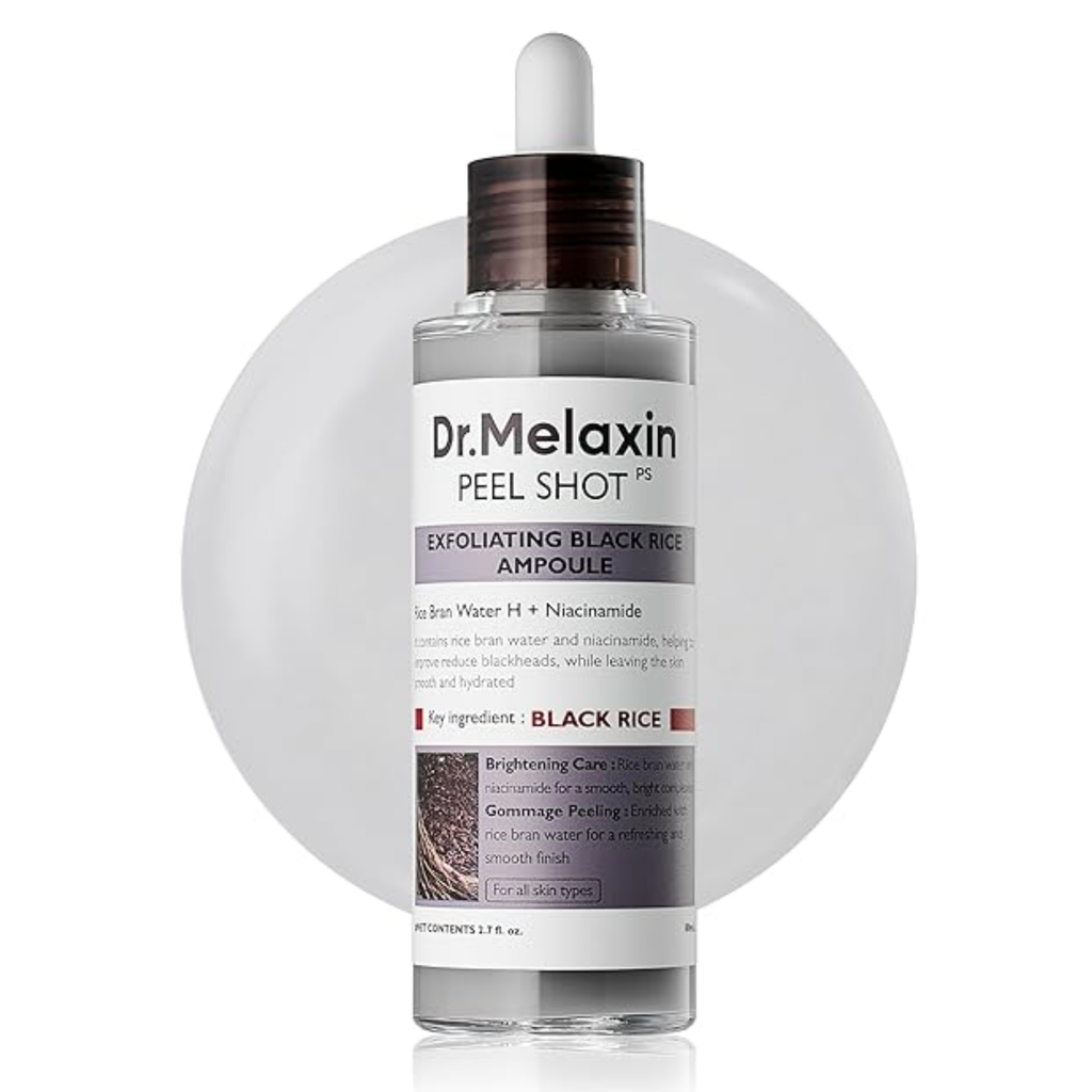 Dr. Melaxin Korean Skincare and Treatments wenwandrmelaxinpeelshotblackrice
