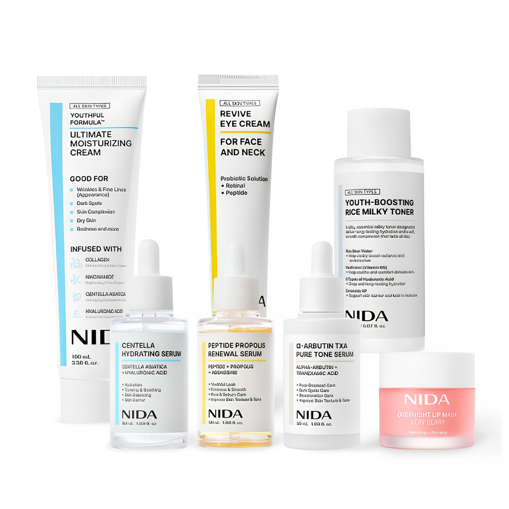 NIDA Korean Skincare Serums and Creams wenwannidaproducts